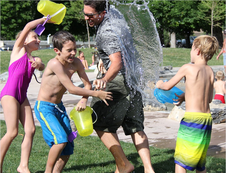 children playing